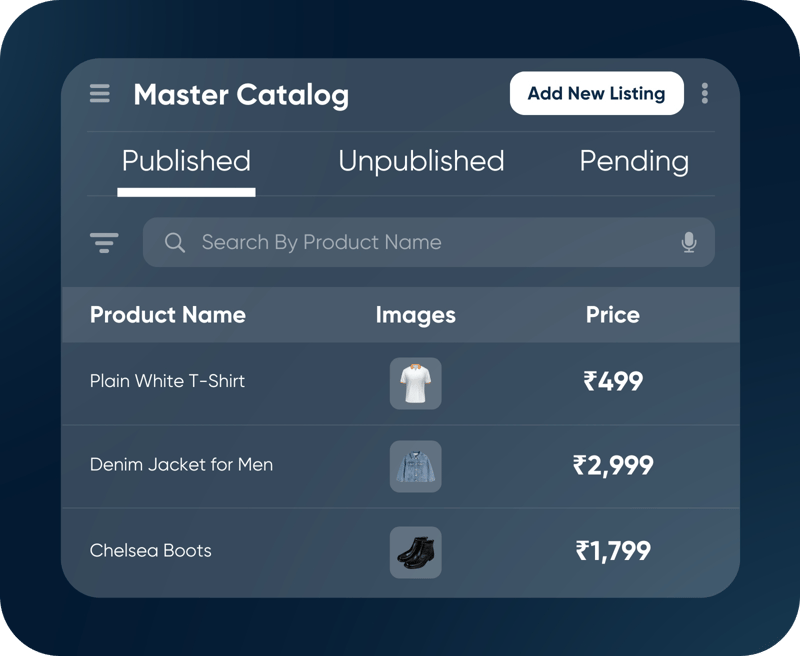 Master Catalog